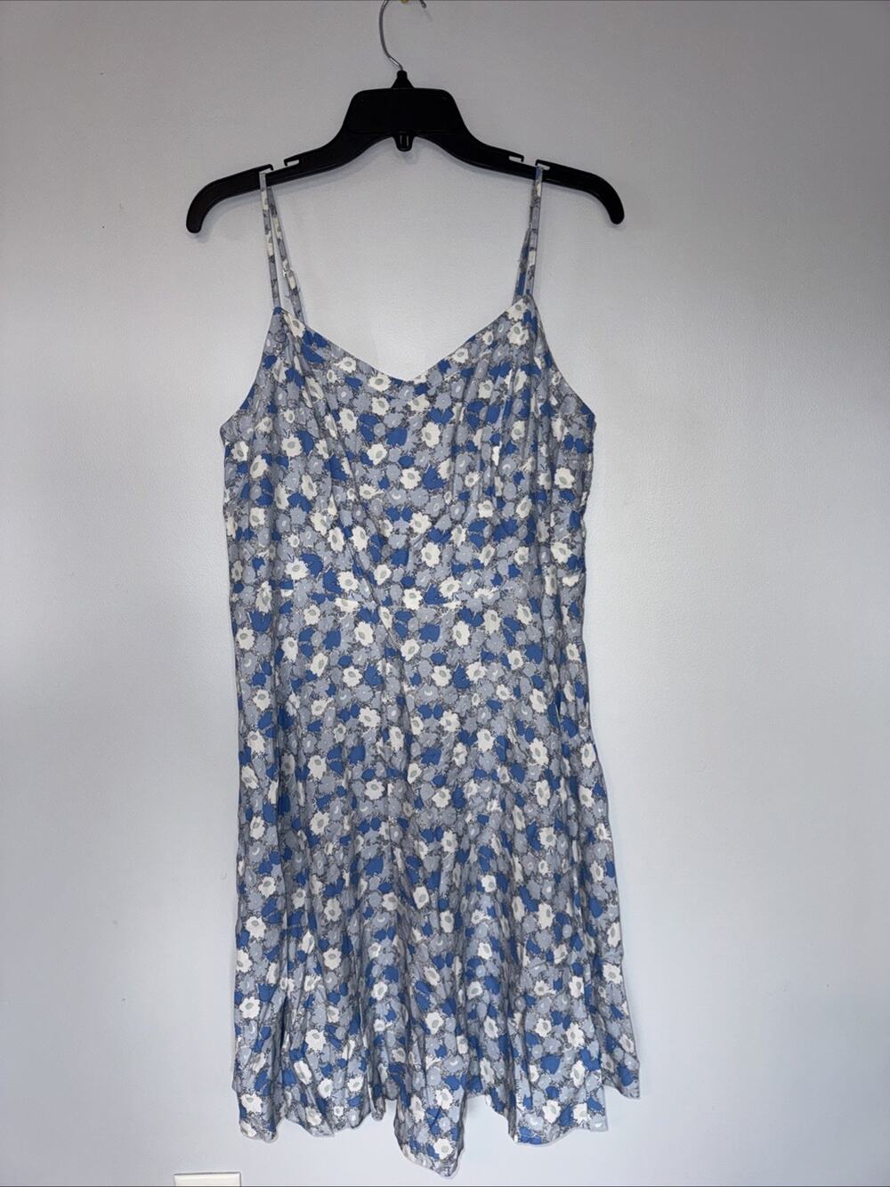 Old Navy Floral Fit & Flare Printed Lined Cami Dress Sz L Cottagecore Boho